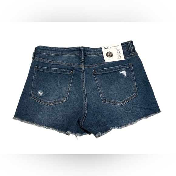 BP Size 29 Mid-Rise Distressed Cut-Off Jean Shorts - Picture 2 of 5